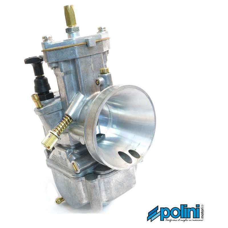 Polini 32mm PWK carburateur met olie of vacuum aansluiting