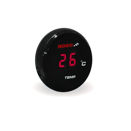 Thermometer digital Koso Coin rood