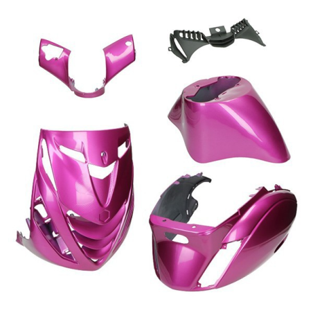 Kappenset Piaggio Zip 2000 (SP Look) 5-Delig Metallic Roze