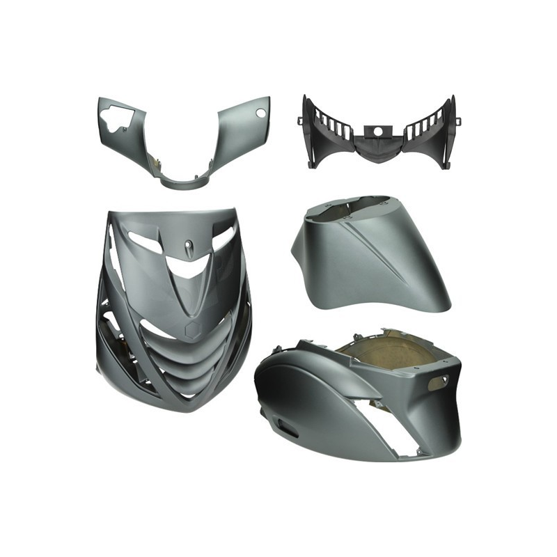 Kappenset Piaggio Zip 2000 (SP Look) 5-Delig Mat Titanium