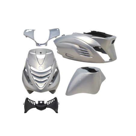 Kappenset Piaggio Zip 2000 (RS-1 Look) 5 Delig Lambo Zilver